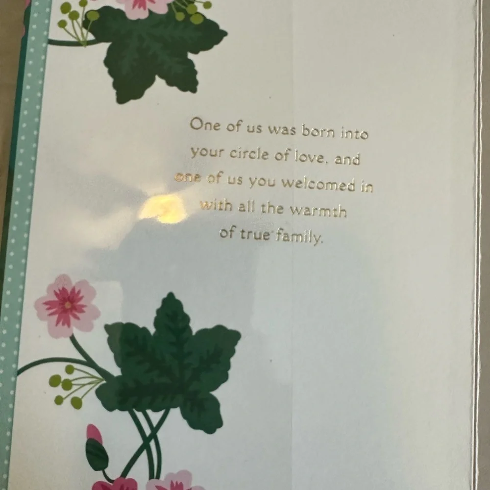 🩵5/$8 Floral Greeting Card for Mom